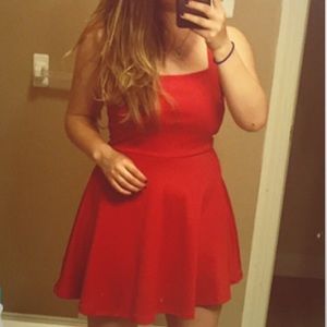 Red Strap Dress